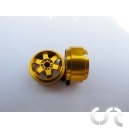 Jante "Jarama" 16.9x8.5 pour axe de 2.38mm x2