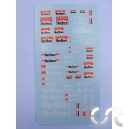 Planche décalque: Marlboro fluo et blanc