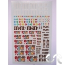 Planche décalque: M&M's