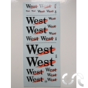 Planche décalque: West