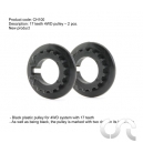 Poulie 17 Dents pour Système 4WD