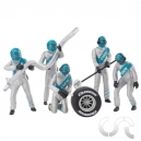 Set Mécaniciens "Argent/Bleu"x5